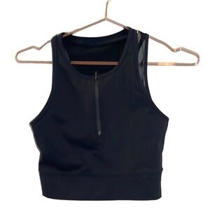 Women’s black SoulCycle sports bra. Size small